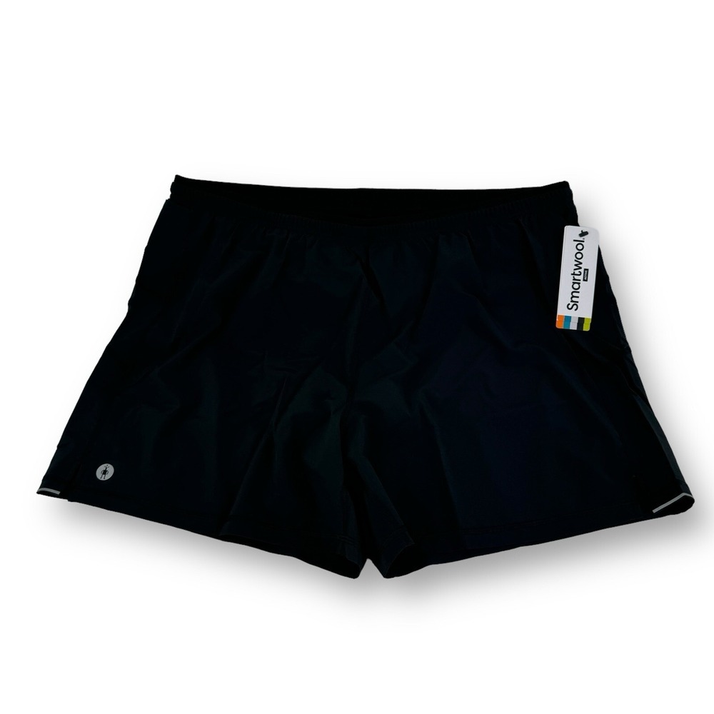 NWT SmartWool Active‎ Black Lined Lightweight Running Shorts Mens Size 2XL XXL